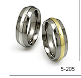 tungsten carbide ring with Platinum inlay