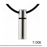 titanium cross pendant