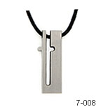 titanium cross pendant