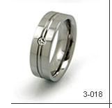 pearl titanium ring
