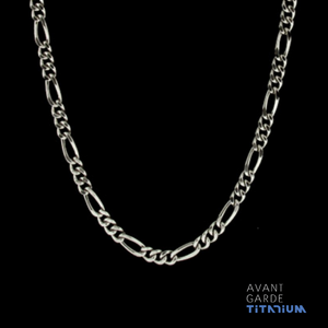 Figaro Titanium Chain Necklace